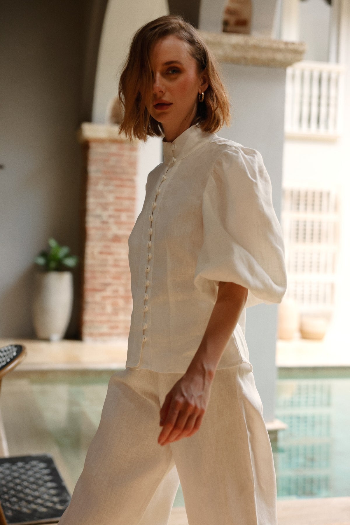 Monaco Set - Pant conjunto de lino Antoniette vista alternativa