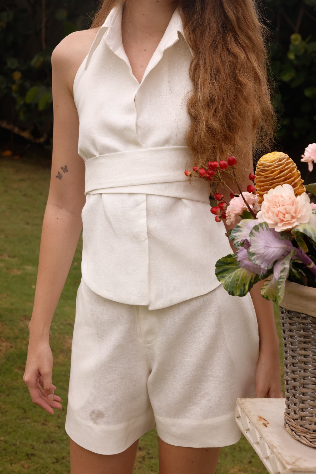 Fiore Set conjunto de lino Antoniette galería